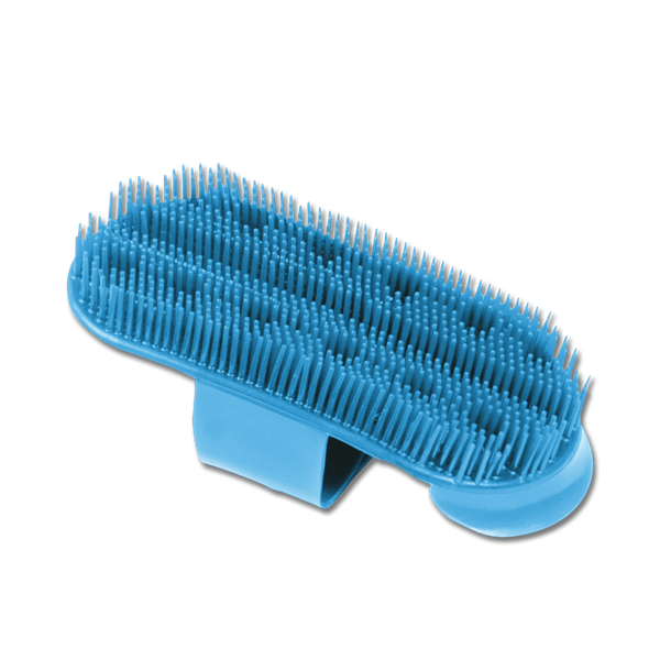 Afbeelding Waldhausen Penborstel Plastic Verstelbaar - Paardenverzorging - 19 cm Azure door Petsplace.nl
