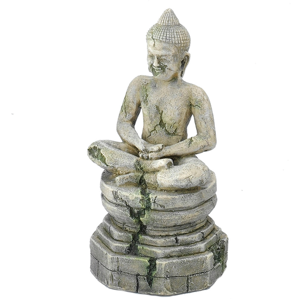 Afbeelding Europet Bernina Decor Bayon Buddha - Aquarium - Ornament - 9x8x17.5 cm door Petsplace.nl