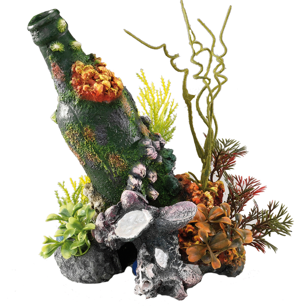 Afbeelding Europet Bernina Decor Fles - Aquarium - Ornament - 15x11.5x20 cm door Petsplace.nl