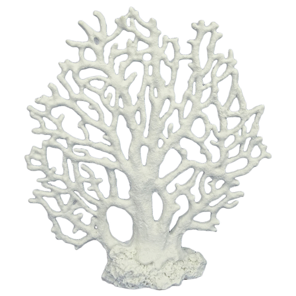 Afbeelding Aqua Della Octokoraal - Aquarium - Ornament - 19x6x21 cm Wit door Petsplace.nl