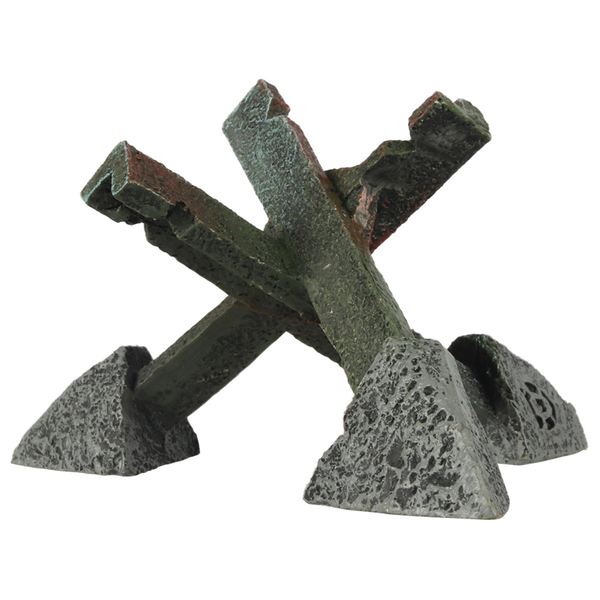 Afbeelding Aqua Della Leger Blokkade - Aquarium - Ornament - 10.3x8.7x6 cm door Petsplace.nl
