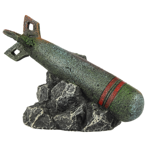 Afbeelding Aqua Della Leger Torpedo - Aquarium - Ornament - 12.9x7x10 cm door Petsplace.nl