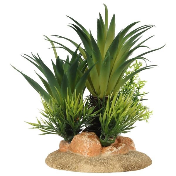 Afbeelding Aqua Della Decor Plant Sagopalm - Aquarium - Kunstplant - 13.5x10x16 cm Small door Petsplace.nl