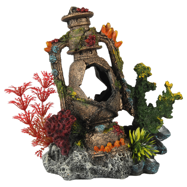 Afbeelding Aqua Della Gezonken Artefact - Aquarium - Ornament - 14.5x9x16.7 cm door Petsplace.nl