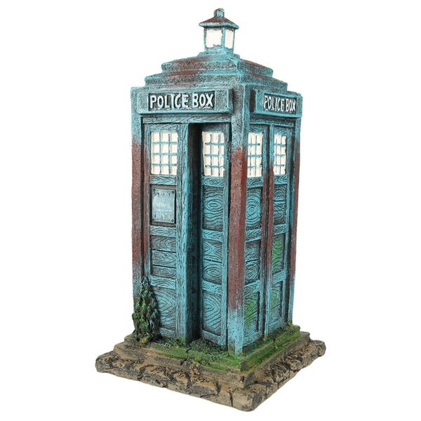 Afbeelding Aqua Della Telefooncel - Aquarium - Ornament - 13x12.5x24.5 cm Blauw door Petsplace.nl