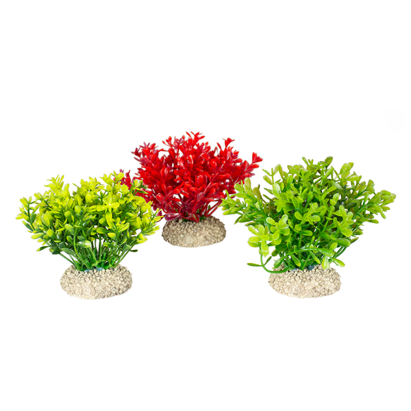 Afbeelding Aqua Della Decor Plant Glosso - Aquarium - Kunstplant - 9 cm Assorti door Petsplace.nl
