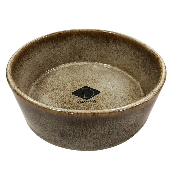 Afbeelding D&D Voerbak Jasper Zand - Hondenvoerbak - Ø13.8 cm door Petsplace.nl