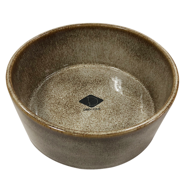Afbeelding D&D Voerbak Jasper Zand - Hondenvoerbak - Ø20.8 cm door Petsplace.nl