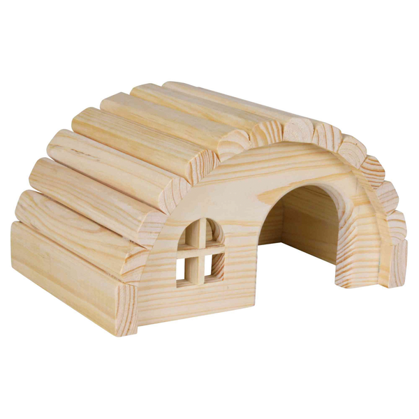 Afbeelding Trixie Wooden House - Small - 19 x 11 x 13 cm door Petsplace.nl