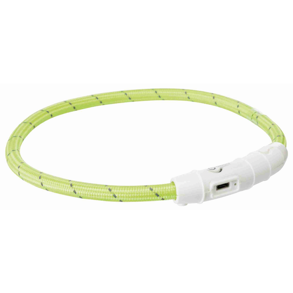 Afbeelding Trixie - Lichtgevende Halsband met USB - Groen door Petsplace.nl