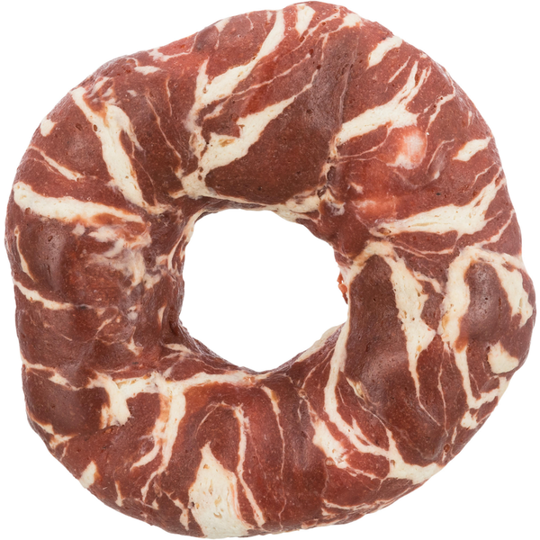 Afbeelding Trixie Denta Fun Marbled Beef Chewing Ring - Hondensnacks - Rund Ø 10 cm 110 g door Petsplace.nl