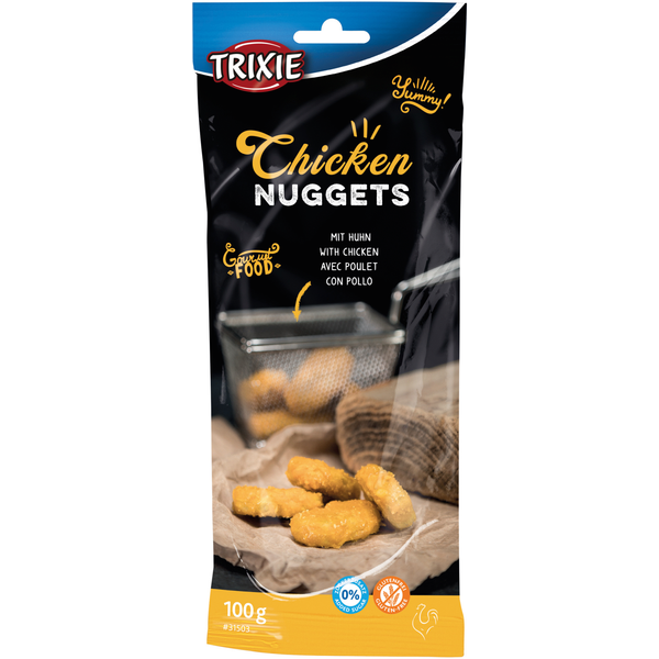 Afbeelding Trixie Chicken Fastfood hondensnacks Chicken Nuggets (100gr) door Petsplace.nl