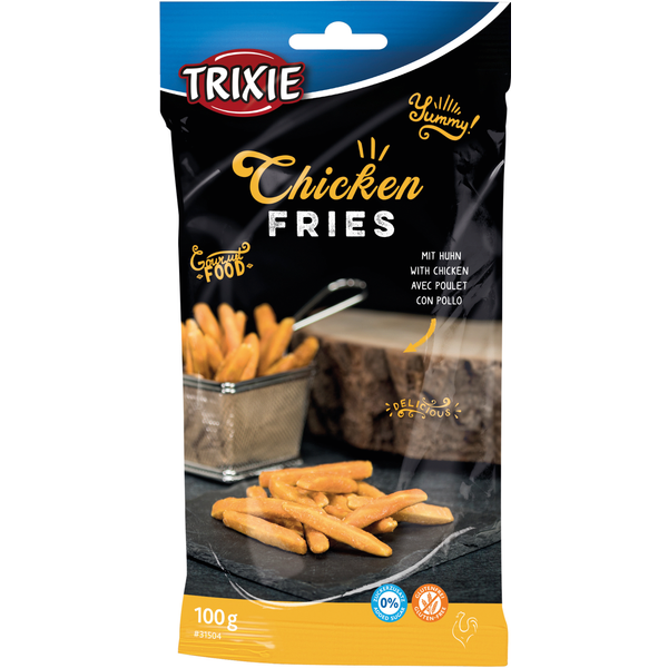 Afbeelding Trixie Chicken Fastfood hondensnacks Chicken Fries (100gr) door Petsplace.nl