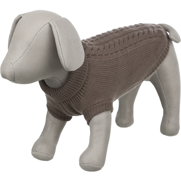 Afbeelding Trixie Trui Kenton Taupe - Hondenkleding - 24 cm door Petsplace.nl