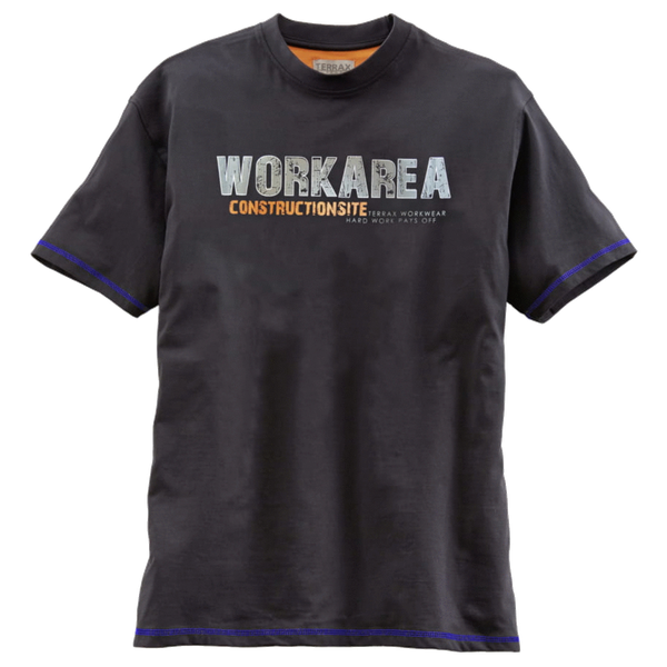 Terrax T-Shirt Zwart&Blauw - Werkkleding - M