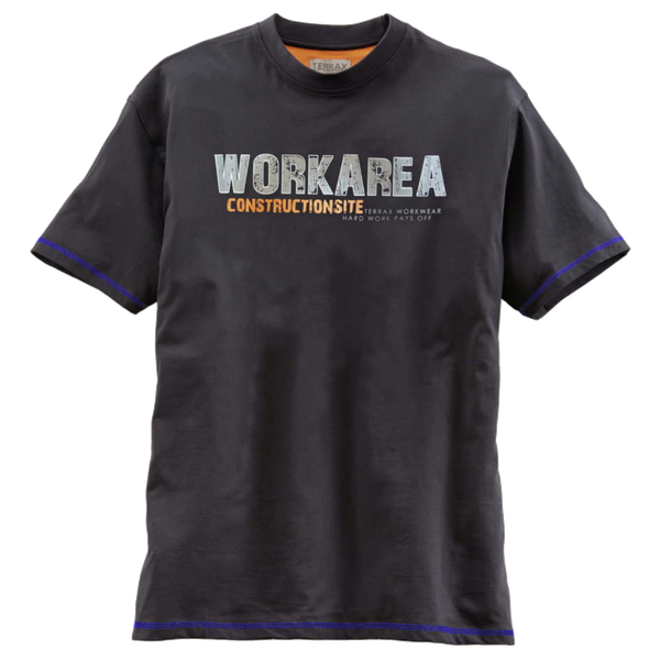 Afbeelding Terrax T-Shirt Zwart&Blauw - Werkkleding - M door Petsplace.nl