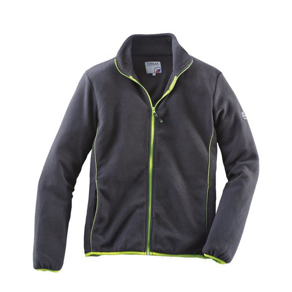 Afbeelding Terrax Fleecejack Zwart&Lime - Werkkleding - Xl door Petsplace.nl