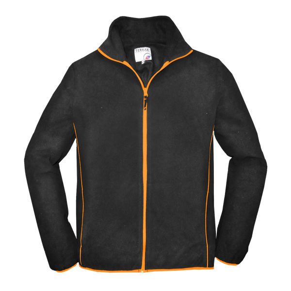 Terra Trend Job Fleecejack Zwart&Oranje - Werkkleding - L