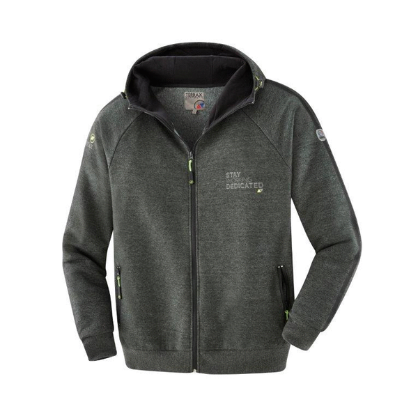 Afbeelding Terrax Sweatjack Olijfgroen&Zwart - Werkkleding - Xxl door Petsplace.nl