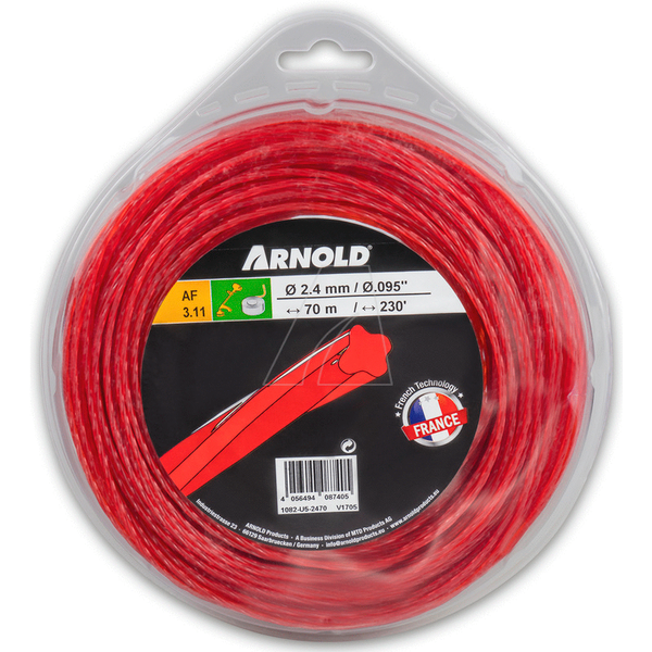 Arnold Trimmerdraad Af3.11 - 2.4mm Gedraaid - Maaiaccessoires -