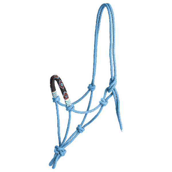 Afbeelding Waldhausen Knoophalster Pearls Azure - Paardenhalster - Pony door Petsplace.nl