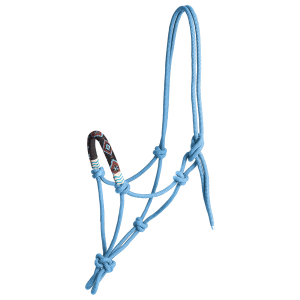 Afbeelding Waldhausen Knoophalster Pearls Azure - Paardenhalster - Cob door Petsplace.nl