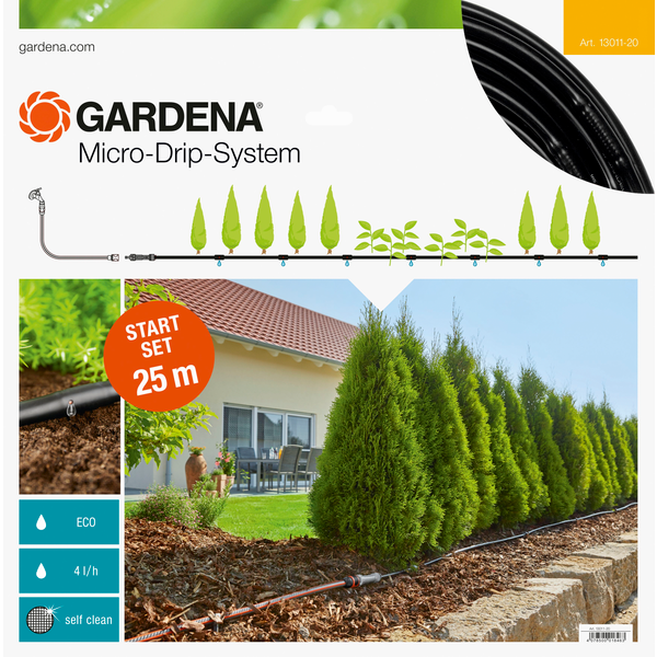 Afbeelding Gardena Micro Drip Start Set M Voor 25 Meter Rijplanten door Petsplace.nl