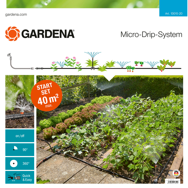 Afbeelding Gardena Micro Drip Start Set Voor Bloembedden/Moestuinen door Petsplace.nl