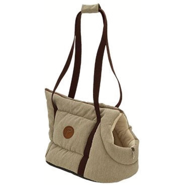 Afbeelding Petlando Draagtas - Hondendraagtas - 42x27x30 cm Beige door Petsplace.nl