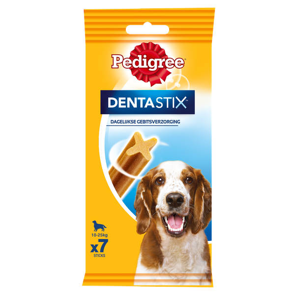 Dentastix Medium hondensnack 10-25 kg Pakje 7 stuks