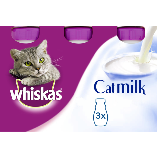 Afbeelding Whiskas Catmilk Multipack (3 x 200 ml) Per verpakking door Petsplace.nl