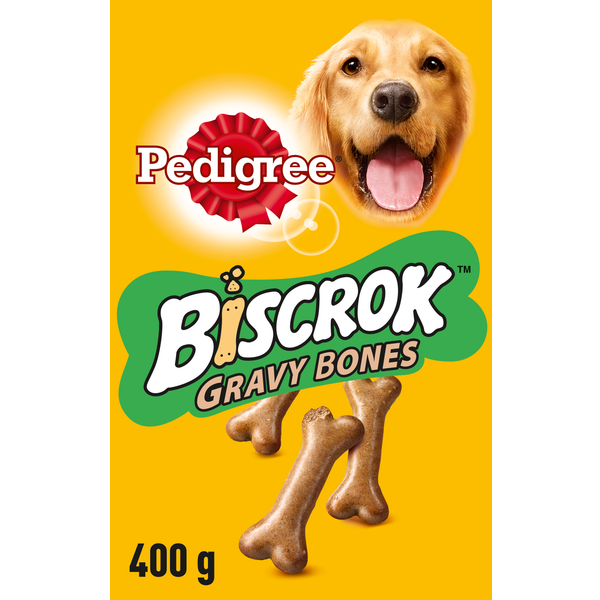 Afbeelding Pedigree Biscrok Gravy Bones hondensnack 400 gram door Petsplace.nl