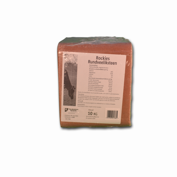 Afbeelding Rockies Rundveeliksteen - Supplement - 10 kg door Petsplace.nl