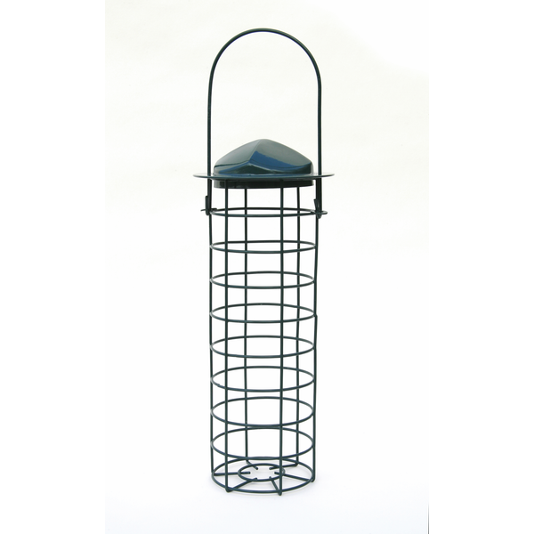 Afbeelding Wildbird Vetbollenhouder - Voersilo - 8x8x25.5 cm Groen door Petsplace.nl
