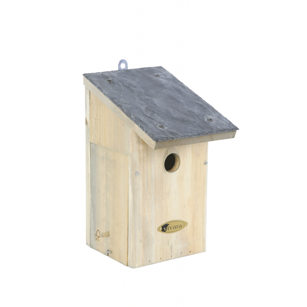 Afbeelding Wildbird Nestkast San Francisco Leisteen 34mm - Broeden - 16.5x21.5x30 cm door Petsplace.nl