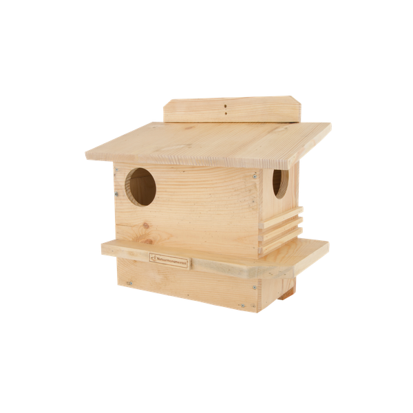 Afbeelding Natuurmonumenten Eekhoorn Woonhuis - Nestkast - 22x38x38 cm door Petsplace.nl