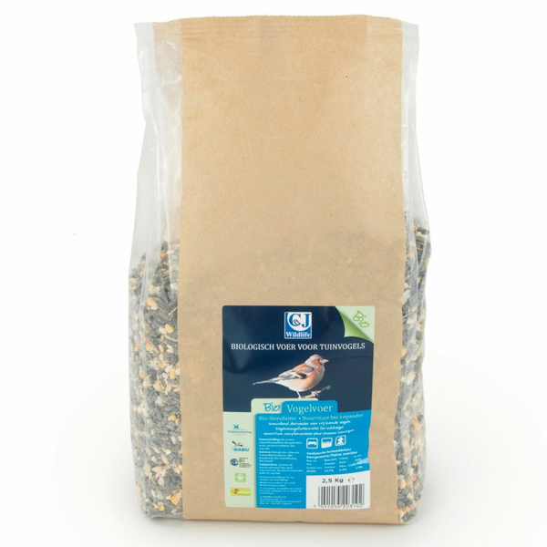 Afbeelding Wildbird Biologisch Vogelvoer - Buitenvogelvoer - 2.5 kg door Petsplace.nl
