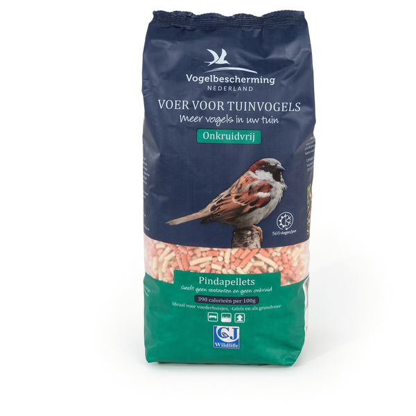 Wildbird Vogelbescherming Pindapellets - Buitenvogelvoer - 1.75 l Geel Roze