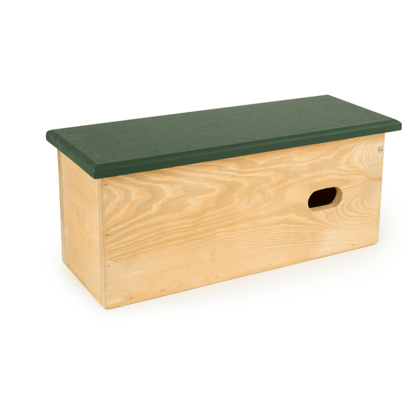 Afbeelding Wildbird Nestkast Gierzwaluw Tulun - Broeden - 46x18x19.5 cm Bruin Groen door Petsplace.nl