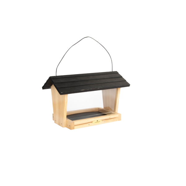 Afbeelding Wildbird Voederhuis Randers - Voederhuis - 42x25x26 cm Zwart door Petsplace.nl