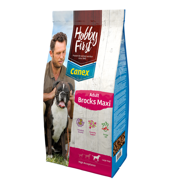 Afbeelding HobbyFirst Canex Adult Brocks Maxi hondenvoer 12 kg door Petsplace.nl