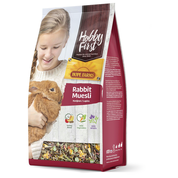 HobbyFirst Hope Farms Rabbit Muesli Konijnenvoer 2.5 kg online kopen