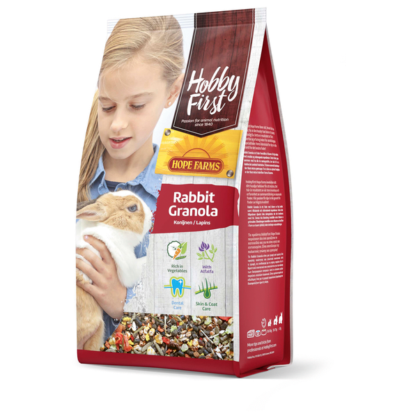 Afbeelding HFHF RABBIT GRANOLA 800GR 00001 door Petsplace.nl