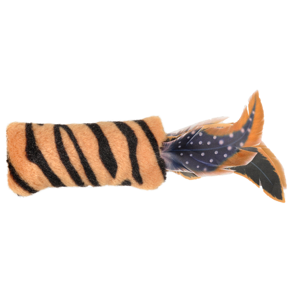 Afbeelding Flamingo Jungle Rechthoek - Kattenspeelgoed - 190x50x30 mm Bruin Beige Blauw door Petsplace.nl