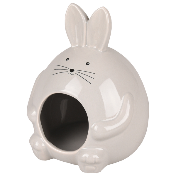 Afbeelding Flamingo Hamsterhuis Hopper - Kooi Accessoire - 11.5x11.5x14 cm Grijs door Petsplace.nl