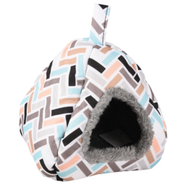 Afbeelding Flamingo Hamsterhuis Clavio Iglo - Kooi Accessoire - 13x13x15 cm Multi-Color door Petsplace.nl