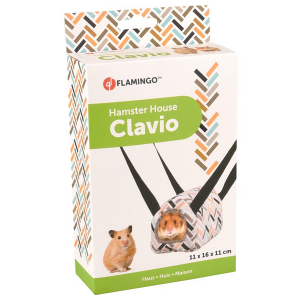 Afbeelding Flamingo Hamsterhuis Clavio Horizontale Hanger - Kooi Accessoire - 16x11x11 cm Multi-Color door Petsplace.nl