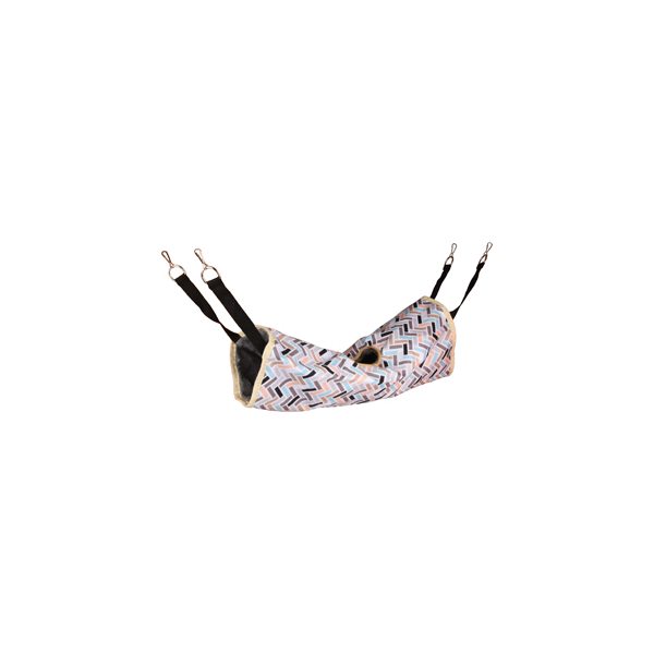 Afbeelding Flamingo Frettentunnel Clavio Hanger 1 Gat - Kooi Accessoire - 45x20 cm Multi-Color door Petsplace.nl