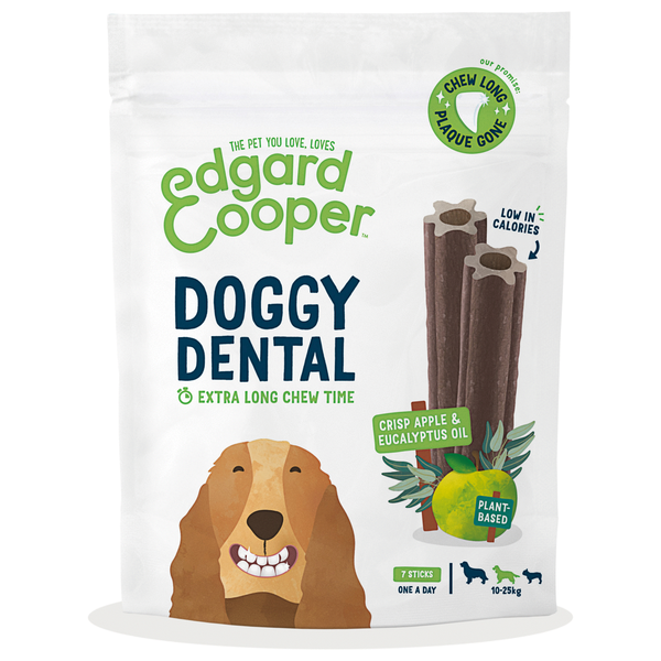 Afbeelding Edgard&Cooper Doggy Dental Appel - Hondensnacks - M door Petsplace.nl