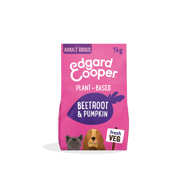 Afbeelding Edgard&Cooper Plantbased Adult Rode Biet&Pompoen - Hondenvoer - 1 kg door Petsplace.nl